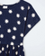 VESTIDO INFANTIL HERING KIDS MALHA MANGUINHA ESTRELAS MARINHO - Cubo Mágico Kids | Moda Infantil - Teen - Bebê