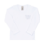 BLUSA INFANTIL ML BÁSICA BRANCO