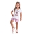 CONJUNTO INFANTIL BLUSA MM E SHORTS DE MALHA JUST MEOW - comprar online