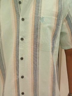 Camisa Algodon M/c 1 Bols. C/boton En El Cuello (9872) - comprar online