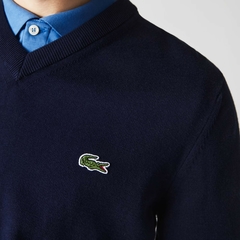 Sweater Liso Escote V Lacoste (7687) - Bugato shops