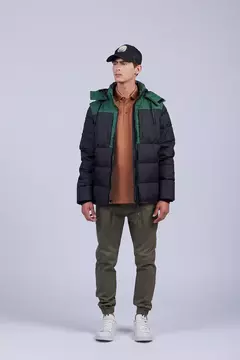 Campera C/cuello Capucha Mangas Desmontables Oxford (9647)