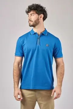 CHOMBA MANGA CORTA ALPHA ALGODON JAQUARD POLO OXFORD (9832) - comprar online