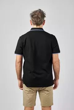 CHOMBA MANGA CORTA ALPHA ALGODON JAQUARD POLO OXFORD (9832) - tienda online