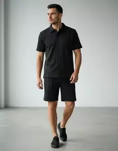 Imagen de Conjunto Tramado Hombre Polo Buckingham (6210-6429)