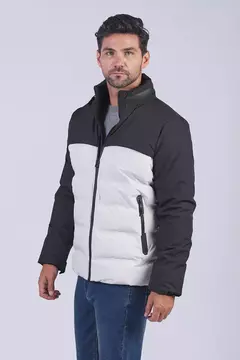 CAMPERA OXFORD MOBY CORTA CON THERMO MATELASSE CAPUCHA ESCONDIDA (9598) - Bugato shops