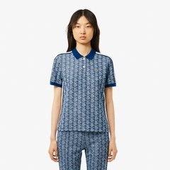 CHOMBA CUELLO POLO MONOGRAM JACQUARD MUJER - LACOSTE (9812)