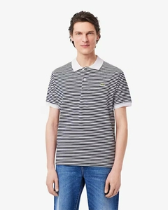 Imagen de POLO ORIGINAL L.12.12 DE ALGODÓN CON MOTIVO DE RAYAS LACOSTE (9550)