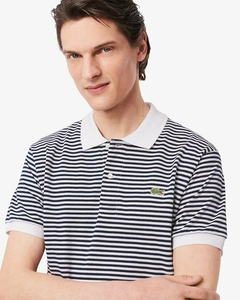 POLO ORIGINAL L.12.12 DE ALGODÓN CON MOTIVO DE RAYAS LACOSTE (9550)