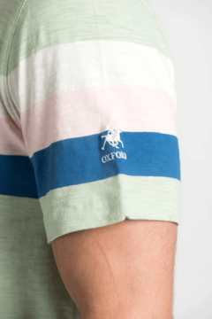 Remera Oxford Polo Club Jacky M/c Rayada (7573)