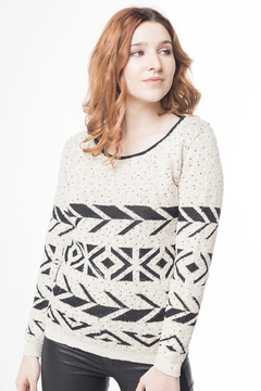 Sweater Bossa Jacquard Bugato Mujer (7844)
