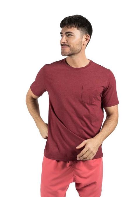 REMERA DUSTIN M/C CON BOLSILLO PLAQUÉ OXFORD (8177)