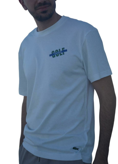 T-SHIRT JERSEY ESTAMPA LOGO GOLF LACOSTE (9494)