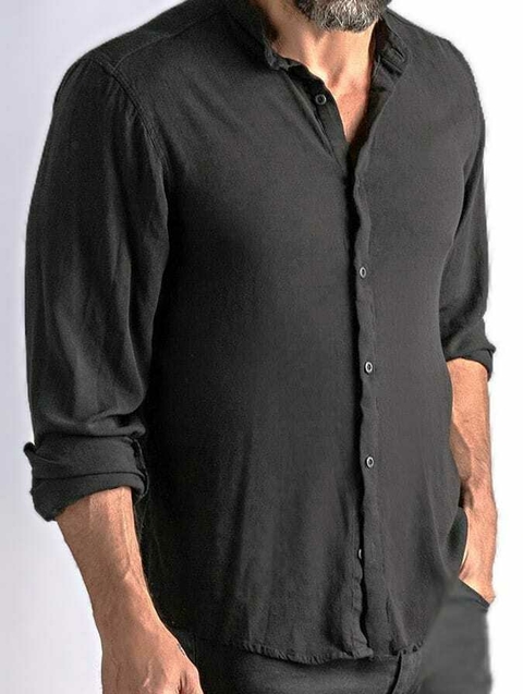 CAMISA DE LINO M/L LISA POLO BUCKINGHAN (9881)