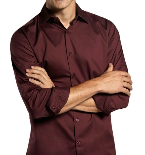 Camisa M/l Batista Spandex Slim Fit Bugato (5316)