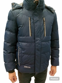 Campera Abrigo Capucha Desmontable Bugato (9942)