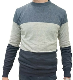 Sweater Tres Franjas Esc. Red- Polo Buckingham (9924) - tienda online