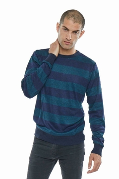 Sweater Rayado Ecs. Redondo - Polo Buckingham (9920) - comprar online