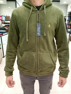 Imagen de Campera Polar C/corderito Con Capucha Polo Village (10031)