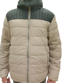 Campera C/ Capucha Y Pechera En Negro Royal England (9995)
