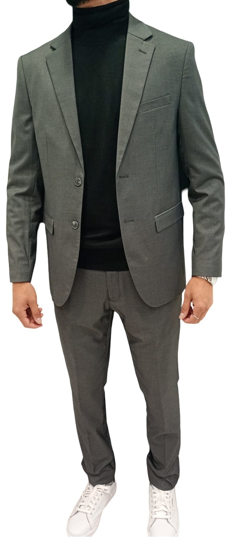 Ambo Importado Liso Slim-fit Polo Buckingham (9846)