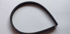 Tiara Plástica Fina com dentes Preta - 12 unidades - comprar online