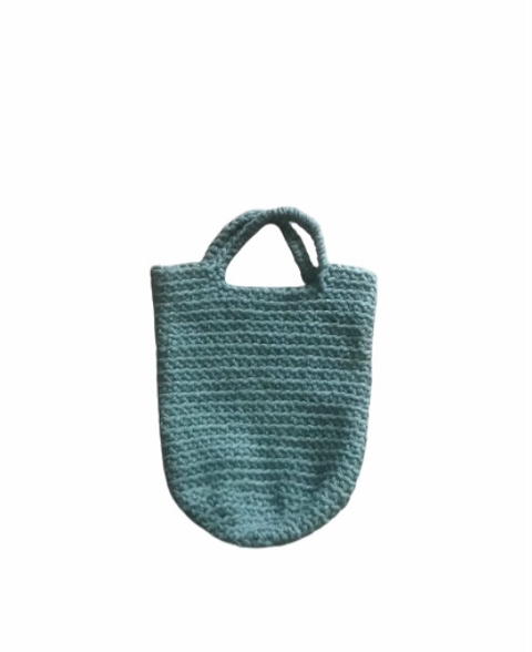 Bolsa Verde Crochê