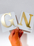 Cake Topper Inicial Personalizado