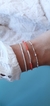 Pulsera Mini barra y cristales