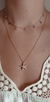 Choker Estrellas rosé