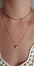 Choker Círculos rosé