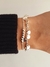 Pulsera Doble círculos y bolitas