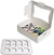 Cajas p/Cupakes c/Visor 1/2 DOCENA x50