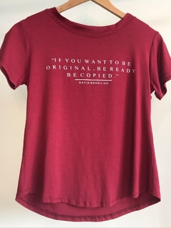 t-shirt marsala máfia - loja online