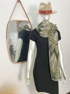 lenço estampado verde - Ingridstorch