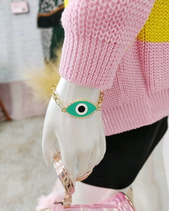 pulseira olho grego verde na internet
