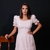 Vestido Max Midi em Lese de Algodão Marina Off White na internet
