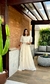 Vestido Longo em Musseline Pipoca Elainne Bege