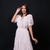 Vestido Longo em Lese de Algodão Liz Off White Moda Evangelica na internet