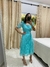 Vestido godê mídi em tule Verde Tiffanny Laura moda Evangélica