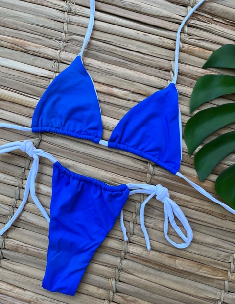 Cortininha fio azul
