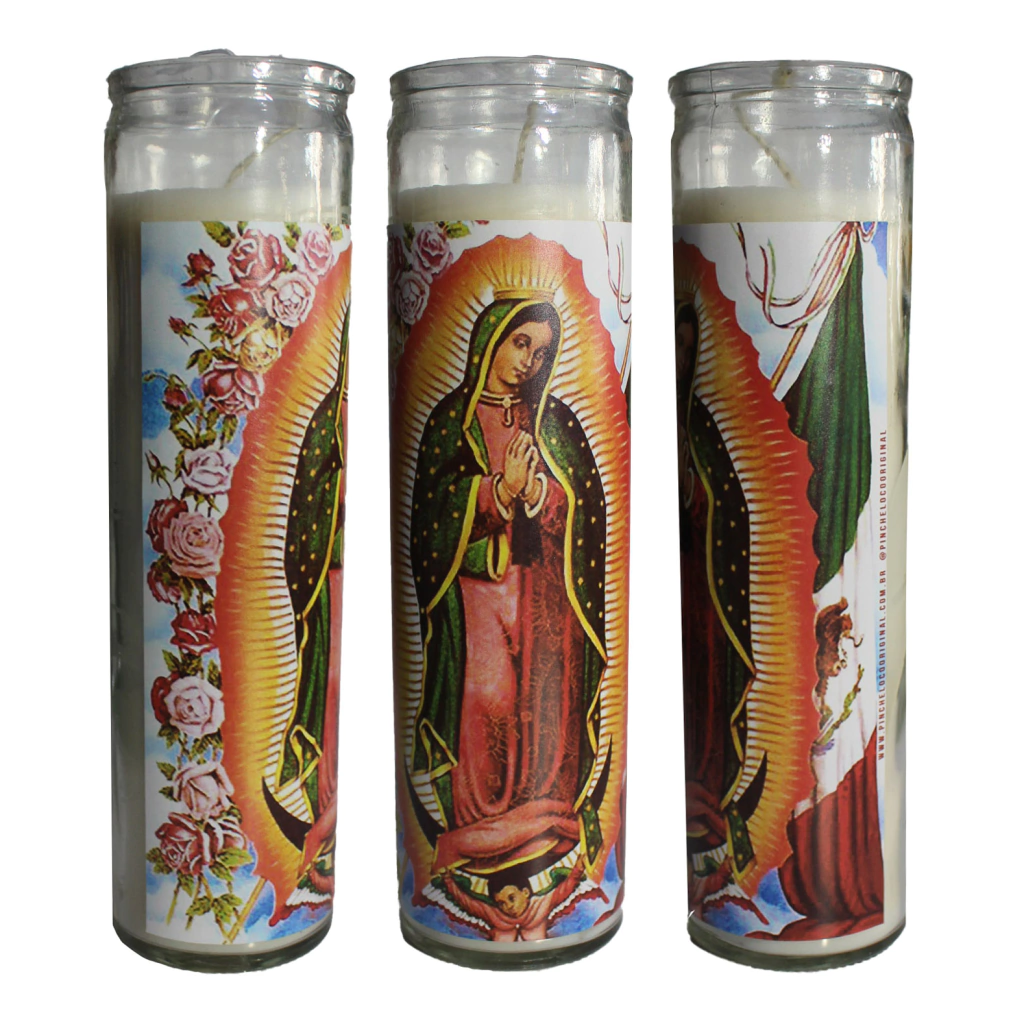 Virgin of Guadalupe - Original Sacred Candle 20cm