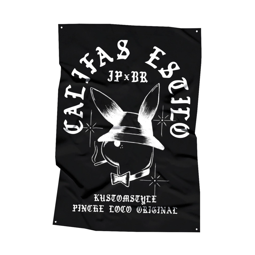 Kustom Style x P.L.O - Flag With Eyelets 70cm X 1m