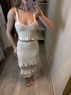 conjunto mid creme - Thália Lima Store