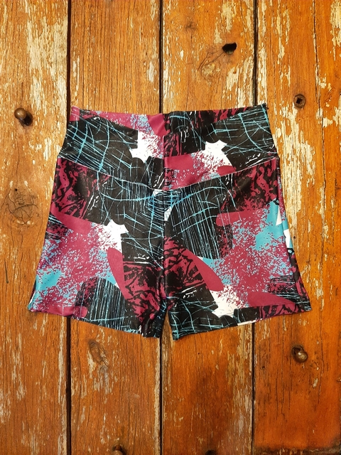 Calza corta sublimada (bordeaux)