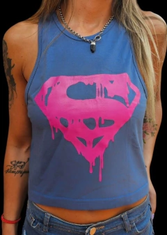 Crop Top / Pupera "Supergirl"