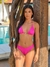 Biquíni rosa bliss com fivela
