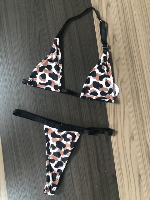 Biquíni Fita - Animal print