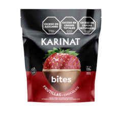 Bites de Frutillas Bañadas en Chocolate Vegano x120gr KARINAT