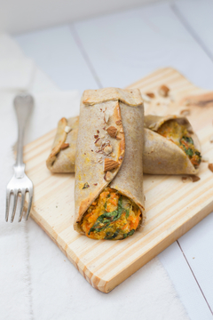 Burrito de Quinoa, Calabaza y Queso Azul x2u AMOEDO